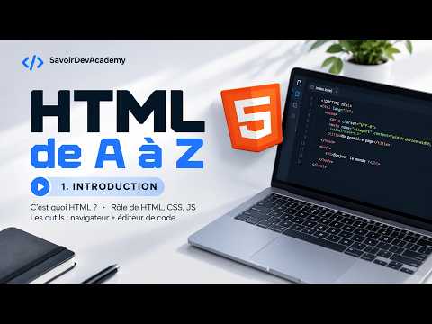 HTML5 DE A À Z #1 | INTRODUCTION AU DÉVELOPPEMENT WEB
