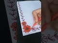Floral design for page border. #shorts #shortvideo #trending #trendingshorts #pagedesign