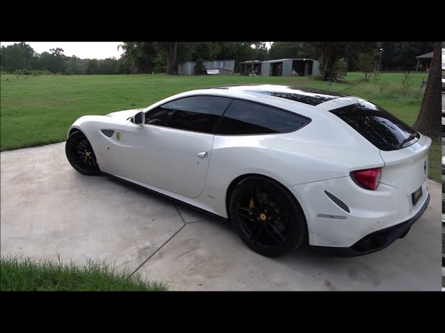 Ferrari Ff Straight Piped Exhaust Sound Youtube