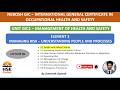 NEBOSH GIC1 | Lecture 6 | 3.1 Health and Safety Culture | Simply Explained