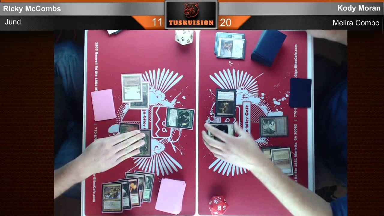 Kody Vs Ricky Legacy @ Giga-Bites 05/28/15 - R1 - Ricky (Jund) v Kody (Melira Combo ...