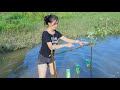 Grilled Catfish Fishing - Simple Everyday Life | Little Village Girl #30  - 4K UHD