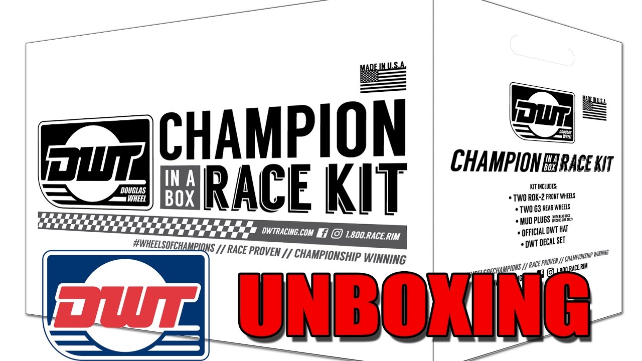 DWT Champion in a Box MX Wheel Kit Unboxing YouTube