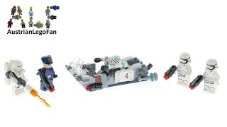 Lego Star Wars 75166 First Order Transport Speeder Battle Pack - Lego Speed  Build Review