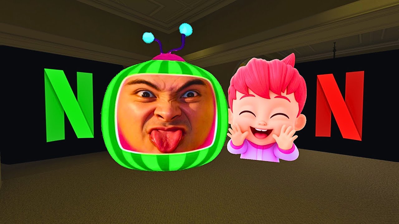 QUADRUPLE TAG-TEAM with WACKY Cocomartin, Netflix RED & GREEN and PINK LAUGHING Bebefinn l GMod