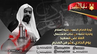 ثورة الامام الحسين عليه السلام وقاية للأمة من عذاب الاستئصال | الملا علي السعيد