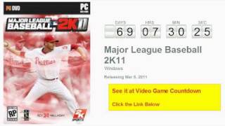 Major League Baseball 2K11 PC Countdown