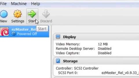 Setting Up ezMaster   Chapter 05   Launching ezMaster using Virtual Box