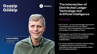 Gossip about Gossip: The Intersection of DLT and Artificial Intelligence with Leemon Baird