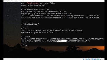 Chapter00 - การติดตั้ง compiler ภาษา C - MinGW - บนระบบปฏิบัติการ Windows 10