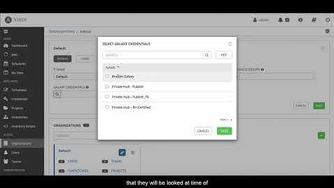 How to use Private Automation Hub with Ansible Tower