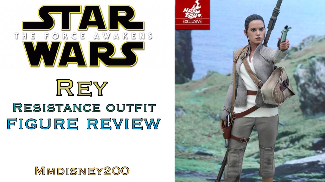 Star Wars: Rey Resistance outfit Hot Toys Sideshow Exclusive - YouTube