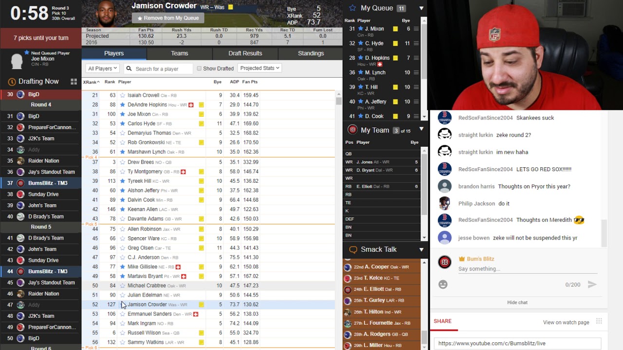 Fantasy Football Real Money Draft (Spot 4 in 10 Man League) What are