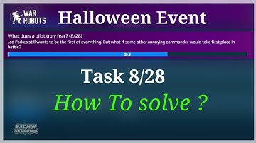 Halloween Event Task 8/28 : Icarus Horror Show Task 8 || WAR ROBOTS 7.5