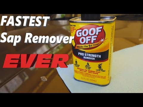 How To Remove Sap From Your Car FAST.