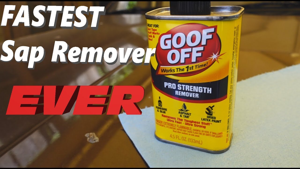 How To Remove Sap From Your Car FAST. YouTube