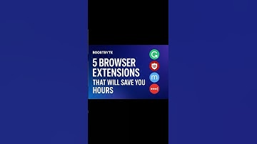 5 Browser Extensions That Will Save You Hours Every Week#viral#shorts #2025 #tech2025 #youtubeshorts