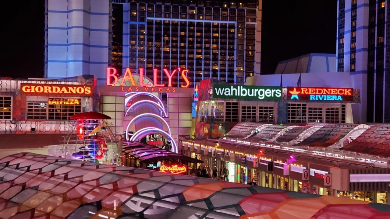 Bally's Las Vegas Room, Casino, Food Court, Grand Bazaar Shops Tour