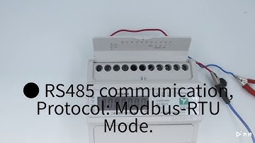 three phase seven module CT type meter with RS485 remotely control