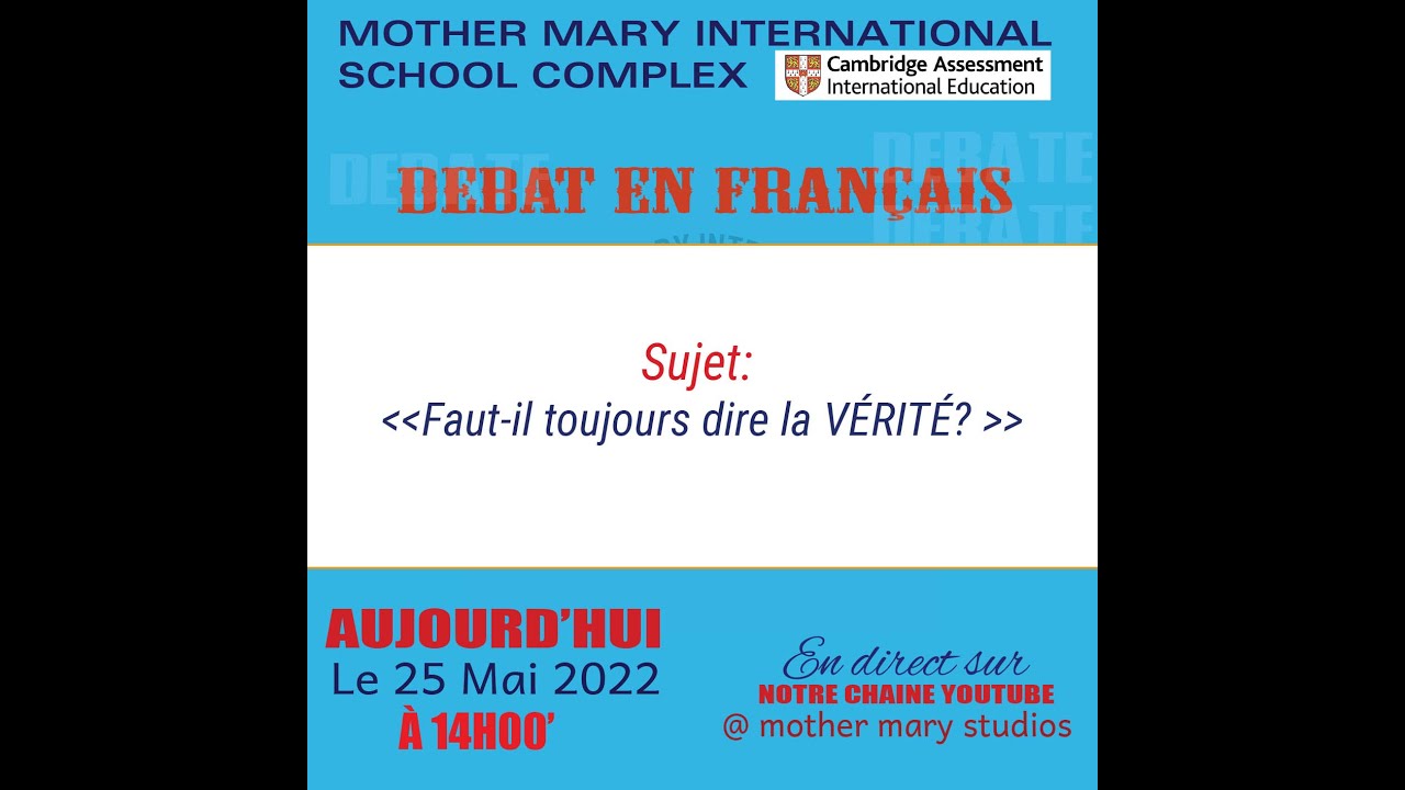 FAUT IL TOUJOURS DIRE LA VERITE - YouTube