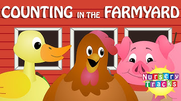 Counting in the Farmyard | Learn to count from 1 to 10 | With chickens, pigs and ducks