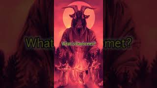 What is Baphomet? #shorts #viral #baphomet #satan #fyp screenshot 2