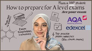 HOW TO PREPARE FOR A LEVEL EXAMS IN MARCH FROM A 3A* STUDENT| making your exam timetable + preparing