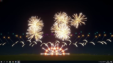 Unreal Engine 4 Pyromusical  display simulation - Firework simulator in UE4