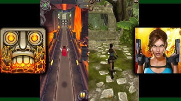 Temple Run 2 Volcano Island Vs Lara Croft Relic Run Endless Run