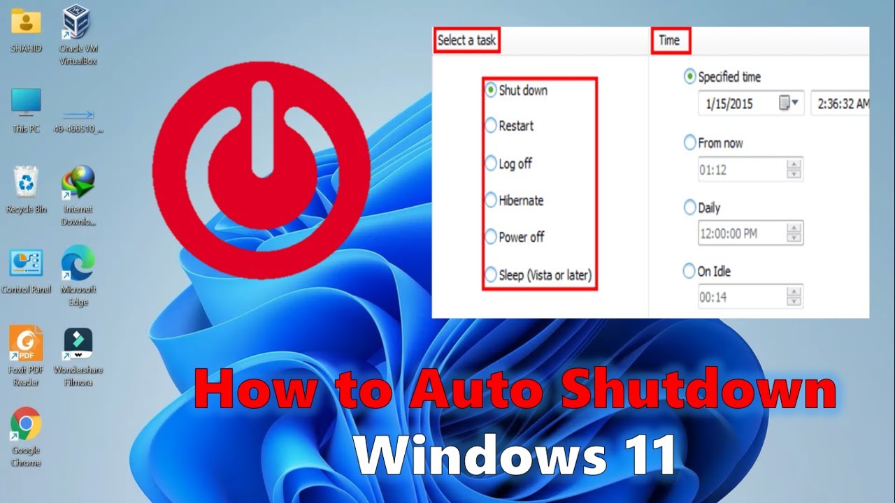 How To Auto Shutdown Windows 11 | Shutdown Timer Windows 11