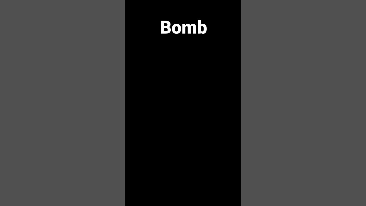 Bomb Sound effect