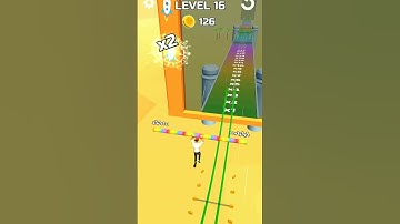 Stunt Rails level 16 | #stuntrails #gameplay #shorts