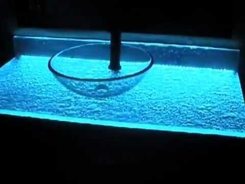 Led Lighted Glass Countertop Youtube