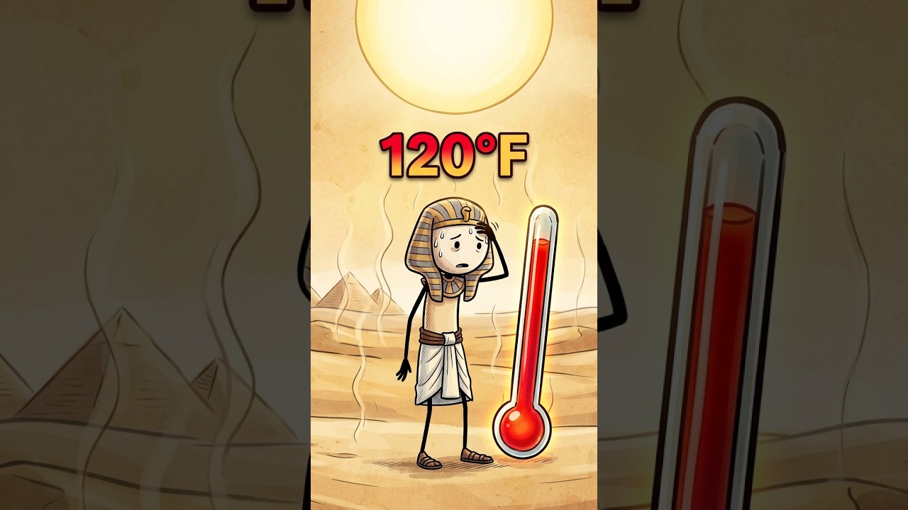 How Ancient Egyptians Beat 120°F Desert Heat #shorts