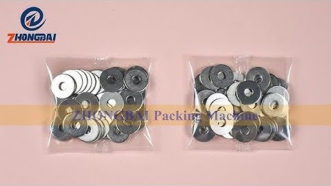 Metal gasket bagging machine, small hardware pieces counting bagging machine