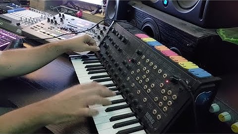 Keeping it simple with my Korg ms20 mini