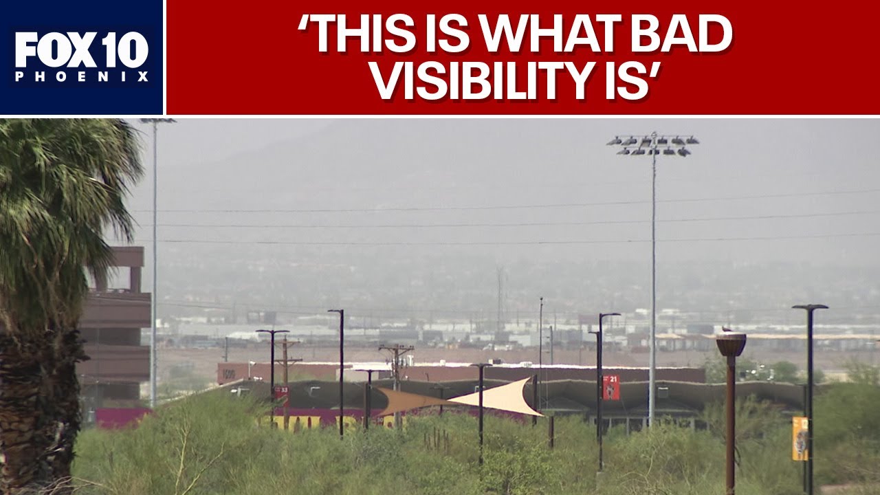 Why are skies hazy in the Phoenix area? | FOX 10 Phoenix - YouTube
