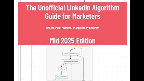 The Unofficial LinkedIn Algorithm Guide for Marketers, Mid 2025 Edition