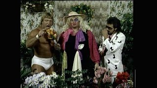 Paul Orndorff on The Flower Shop w/Adrian Adonis - 7/28/1986 - WWF Resimi