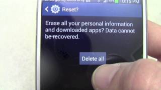 How to Factory Reset the Samsung Galaxy S4 screenshot 4