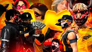 DIANA TC & L-GANG VS RG4 MEJOR &  RG4 YOJANA *FREE FIRE*