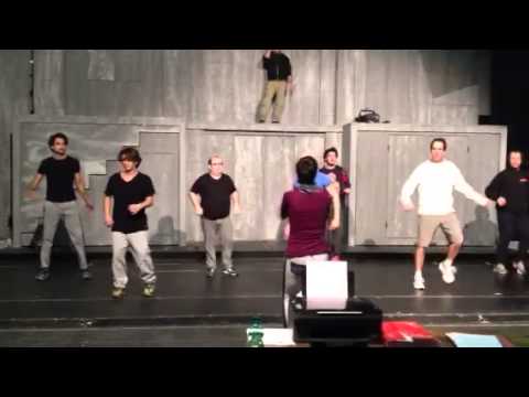 Allestendo The Full Monty - inizio coreografia Andrea Pirlo
