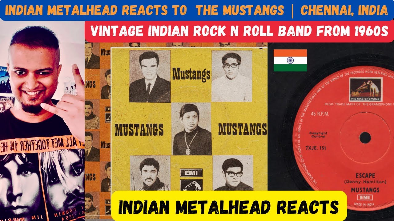 India's Vintage Rock "n" Roll Band from Madras 1960s The Mustangs