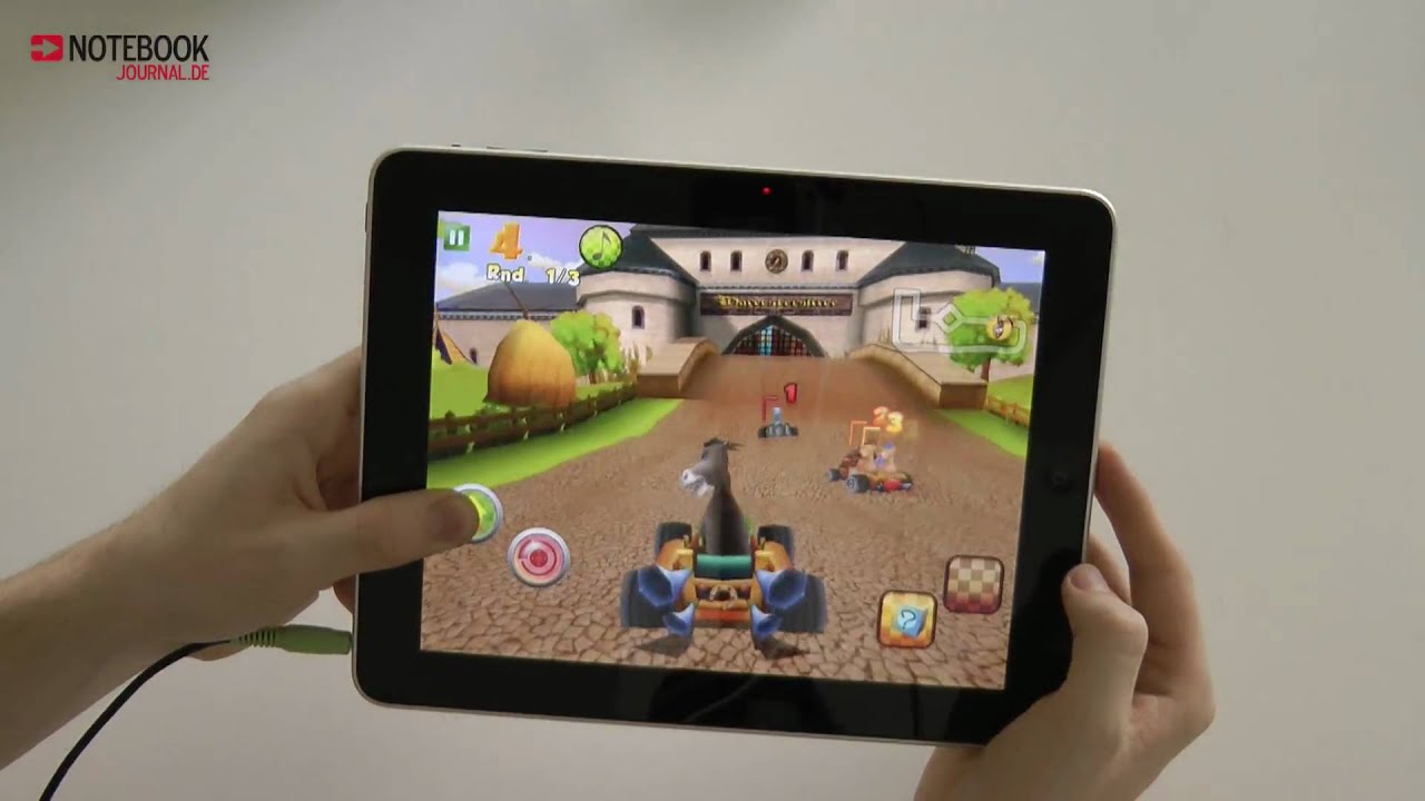 Apple iPad - Shrek Kart Racing Gameplay