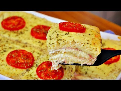 LANCHÃO DE FORNO FÁCIL E RÁPIDO DE FAZER | LANCHE DE PREGUIÇOSO