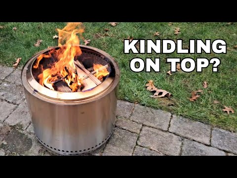 solo stove bonfire starting a fire