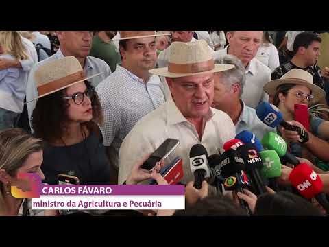 MINISTRO QUE FOI DESCONVIDADO DA AGRISHOW AMENIZA SITUAÇÃO NESTA EDIÇÃO E LEVANTA A BANDEIRA DA PAZ