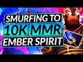How to RANK UP with EMBER SPIRIT - It's EASY - INSANE CARRY and Mid Tips - Dota 2 Guide