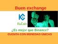 KuCoin exchange, ¿mejor que binance?