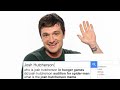 Josh Hutcherson Answers the Web&#39;s Most Searched Questions | WIRED